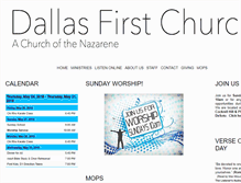 Tablet Screenshot of dallasfirst.org